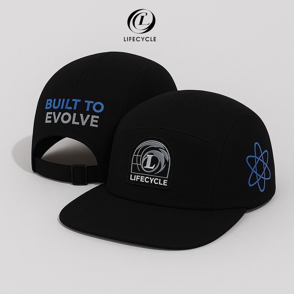 Lifecycle Panel cap - Built To Evolve | Black