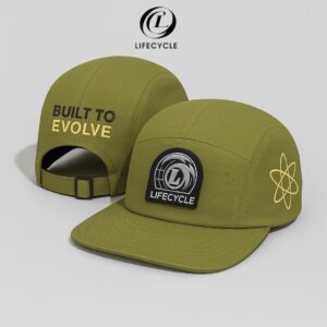 Lifecycle Panel cap - Built To Evolve (Olive Green)