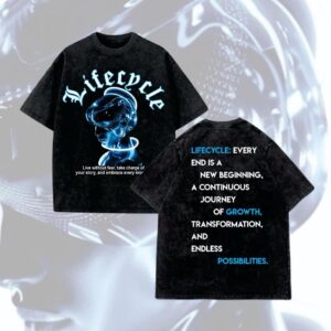 Lifecycle StoneWash - Blue Orbit Tshirt