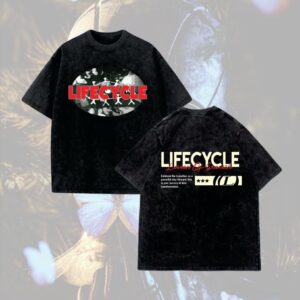 Lifecycle StoneWash Tshirt - RetroWave