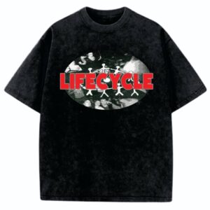Lifecycle StoneWash Tshirt RetroWave Front