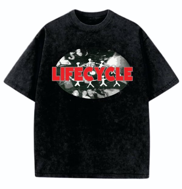 Lifecycle StoneWash Tshirt - RetroWave