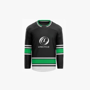 front Lifecycle Jersey – Black & Green Edition