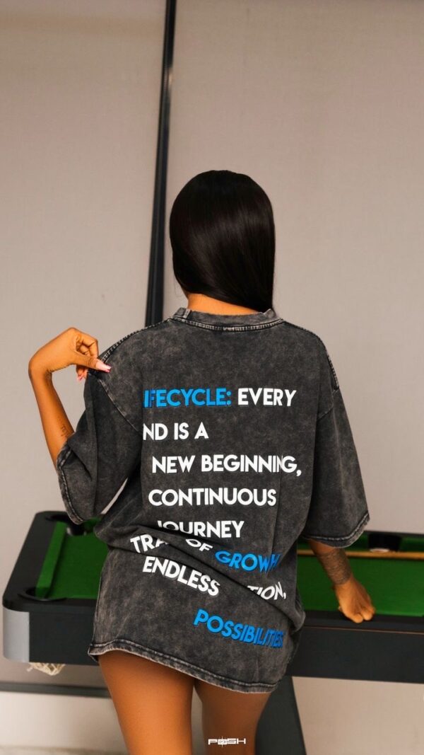 Lifecycle StoneWash - Blue Orbit Tshirt