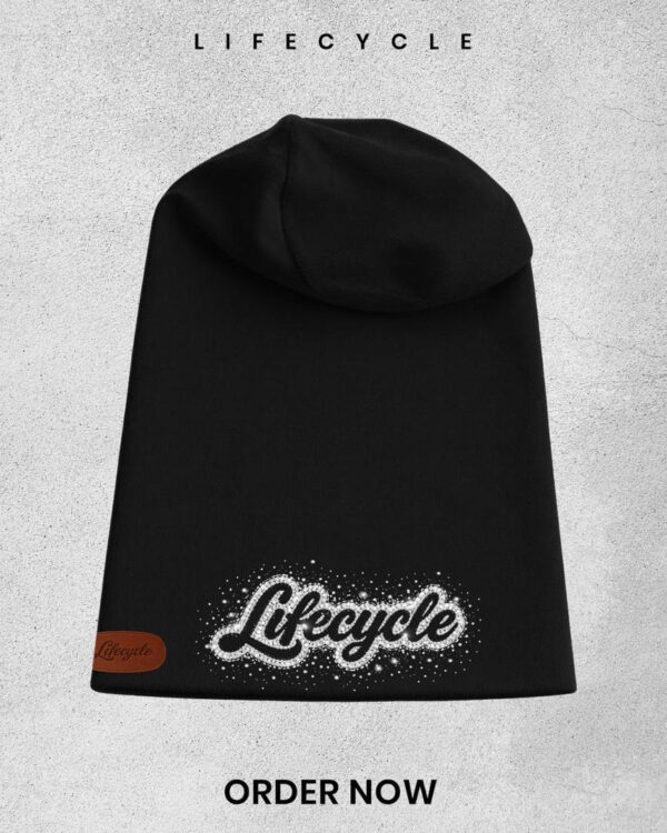 Lifecycle Rhinestone Beanie